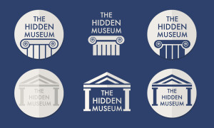 First round of hidden museum logos
